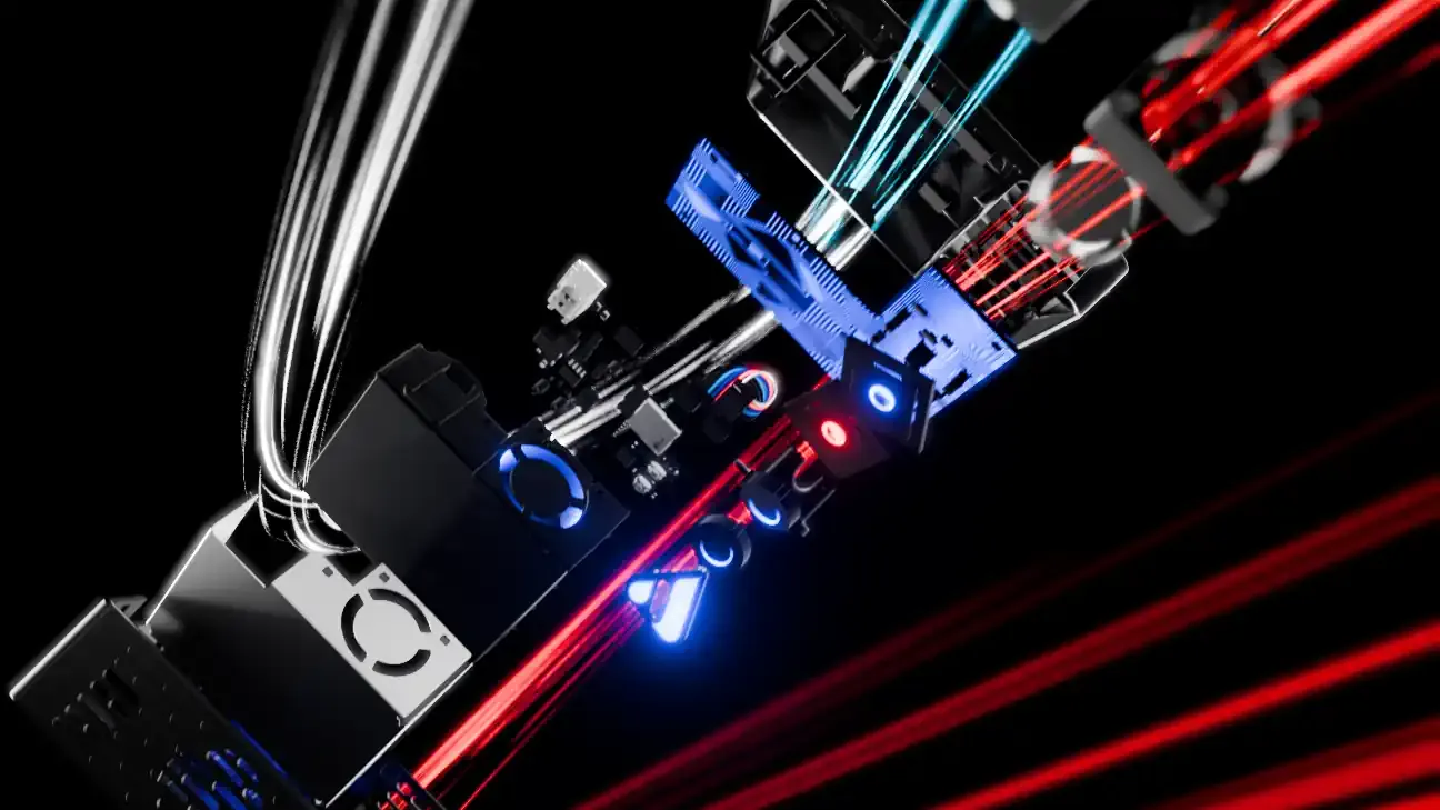 Vibrant Sense smart air quality monitor assembly animation