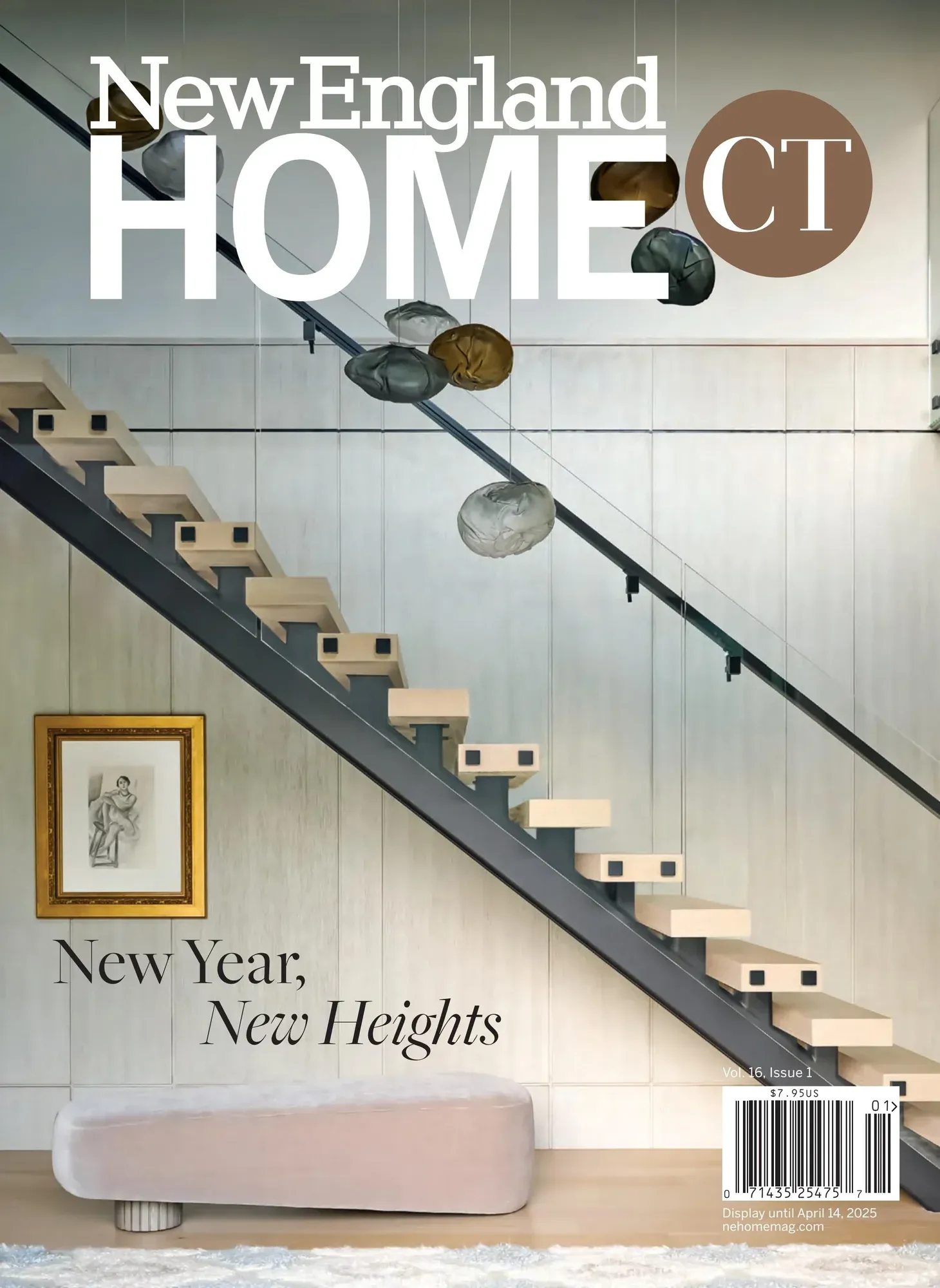 Cover of New England Home magazine featuring a Fletcher Wakefield interior.
