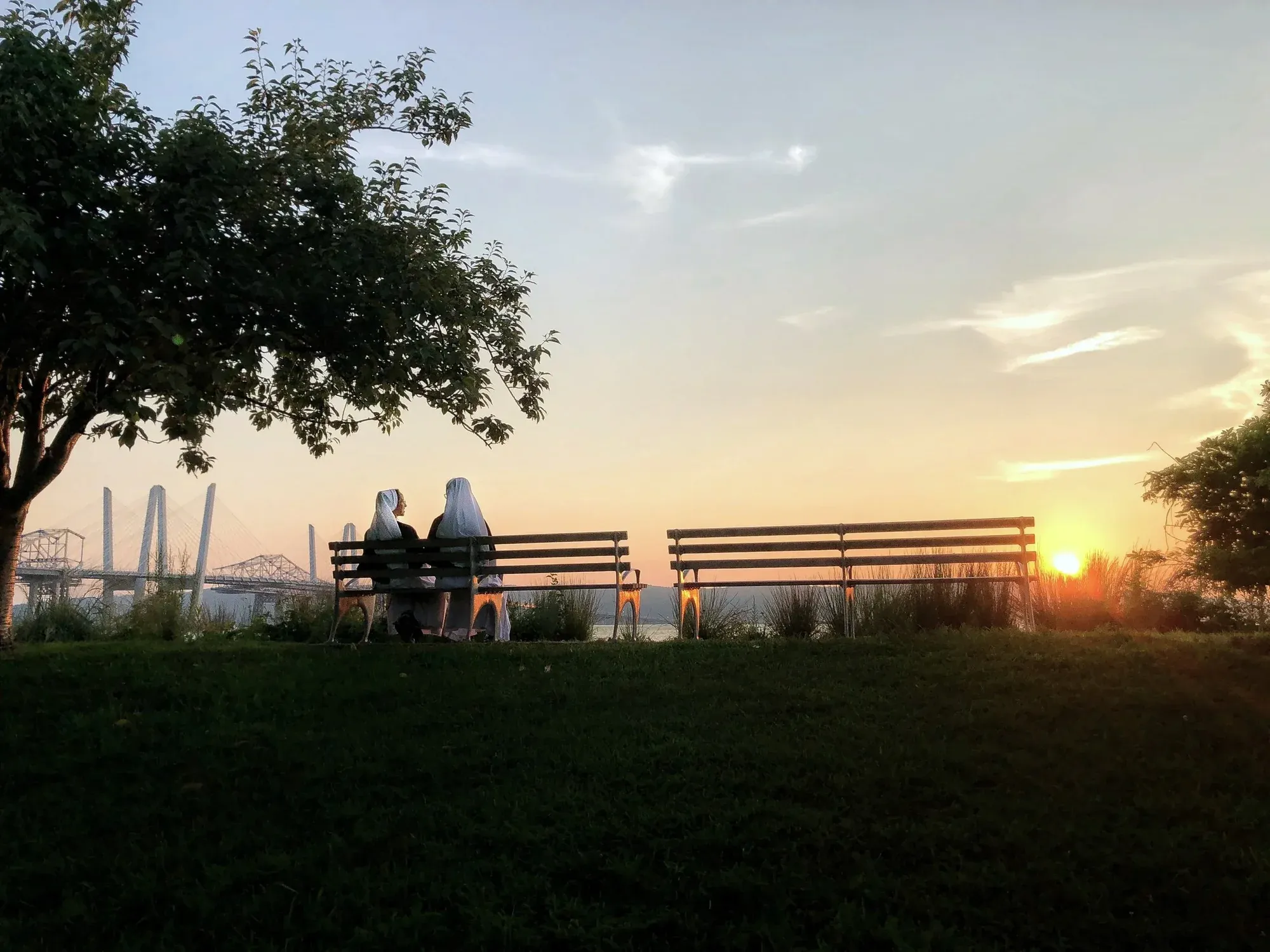 Nuns at Patriots Park.