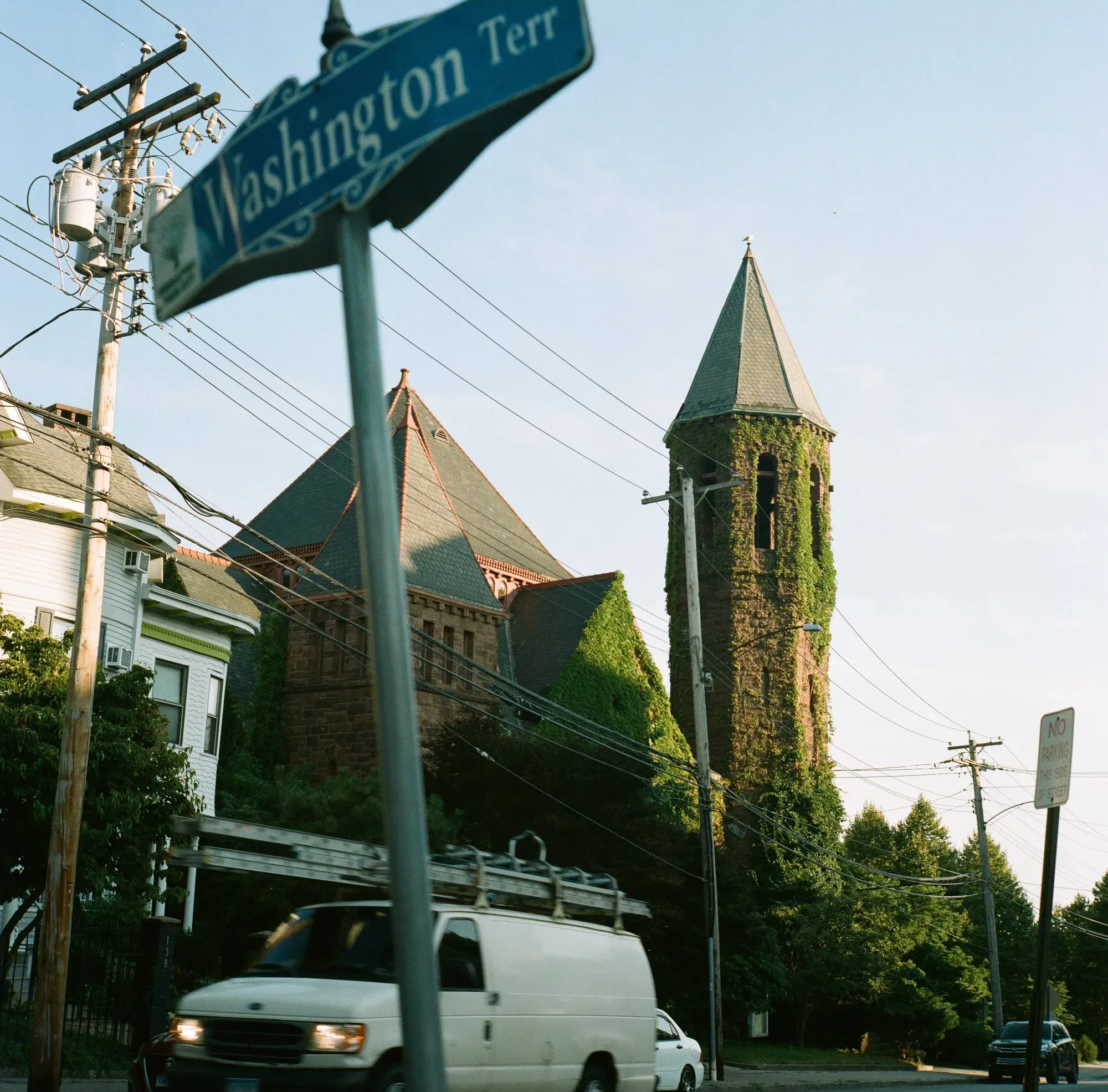 Storefront and streetscape, Bridgeport CT — frame 11.