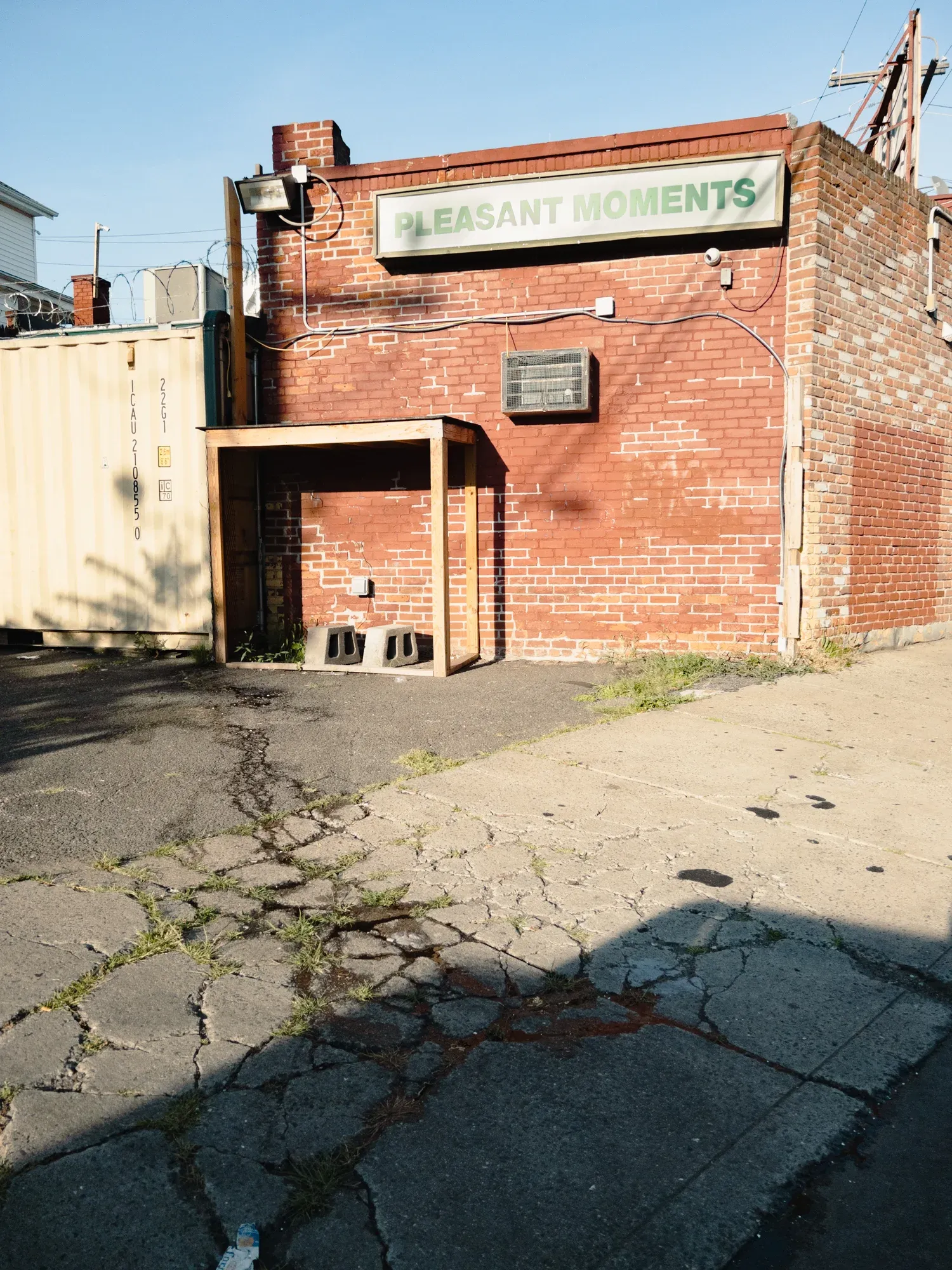 Storefront and streetscape, Bridgeport CT — frame 24.