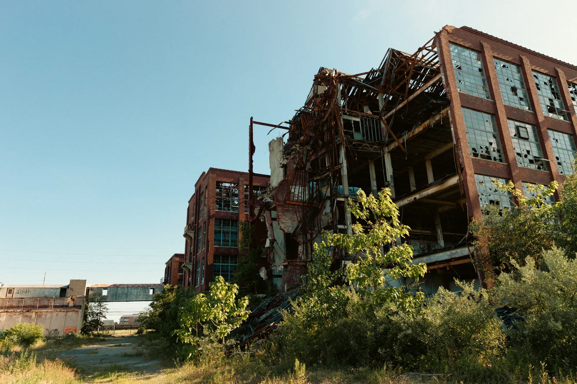 The Remington Factory before demolition, Bridgeport CT — frame 6.