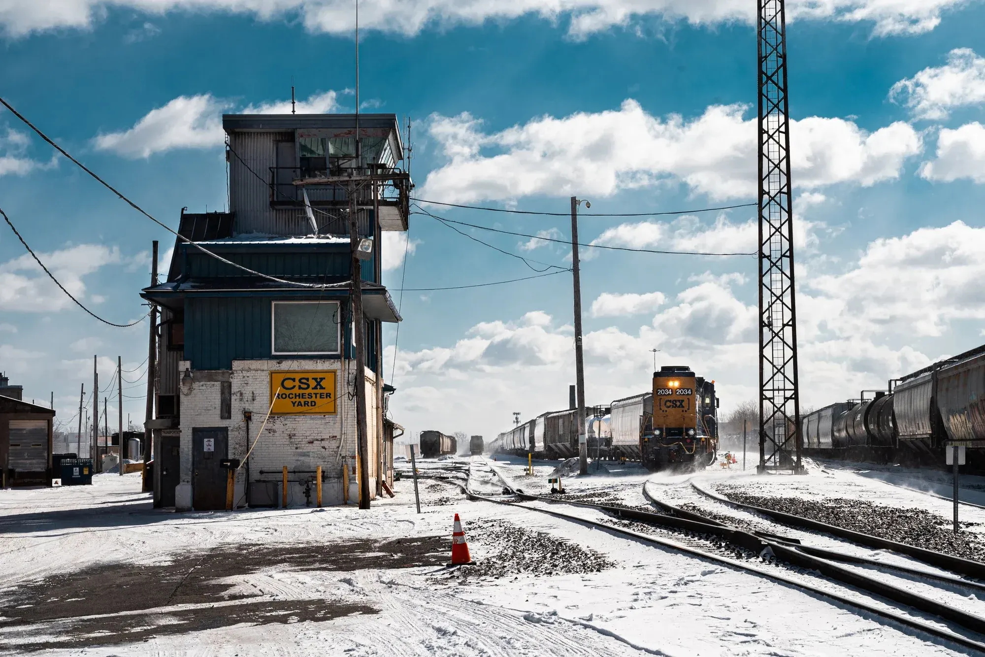 Rochester CSX railyard.